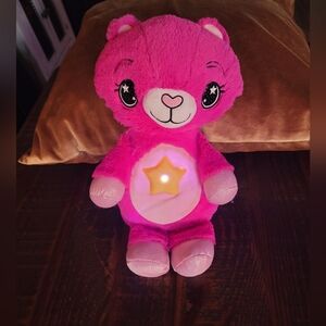 Star Belly Dream Lites Pretty Kitty Pink Stuffed Plush Cat Animal Night Light Up